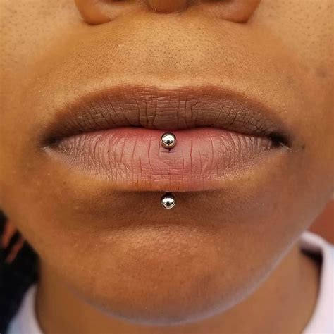 pictures of lip piercings|More.